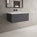 Raffinata One Drawer Vanity Unit With Beyondstone Basin - Dark Concrete 800mm