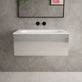Raffinata One Drawer Vanity Unit With Beyondstone Basin - Gloss Cashmere 800mm image