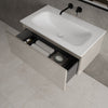 Raffinata One Drawer Vanity Unit With Beyondstone Basin - Gloss Cashmere 800mm image