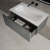 Raffinata One Drawer Vanity Unit With Beyondstone Basin - Gloss Dust 800mm image