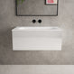 Raffinata One Drawer Vanity Unit With Beyondstone Basin - Gloss White 800mm image