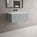Raffinata One Drawer Vanity Unit With Beyondstone Basin - Light Concrete 800mm