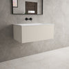 Raffinata One Drawer Vanity Unit With Beyondstone Basin - Matt Cashmere 800mm image