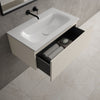 Raffinata One Drawer Vanity Unit With Beyondstone Basin - Matt Cashmere 800mm image