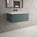 Raffinata One Drawer Vanity Unit With Beyondstone Basin - Matt Dark Green 800mm