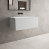 Raffinata One Drawer Vanity Unit With Beyondstone Basin - Matt Dove 800mm image
