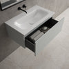 Raffinata One Drawer Vanity Unit With Beyondstone Basin - Matt Dove 800mm image