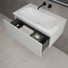 Raffinata One Drawer Vanity Unit With Beyondstone Basin - Matt Dove 800mm image