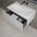 Raffinata One Drawer Vanity Unit With Beyondstone Basin - Matt Dove 800mm