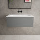 Raffinata One Drawer Vanity Unit With Beyondstone Basin - Matt Dust 800mm image