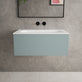 Raffinata One Drawer Vanity Unit With Beyondstone Basin - Matt Fjord 800mm image