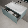 Raffinata One Drawer Vanity Unit With Beyondstone Basin - Matt Fjord 800mm image