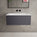 Raffinata One Drawer Vanity Unit With Beyondstone Basin - Matt Graphite 800mm