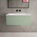 Raffinata One Drawer Vanity Unit With Beyondstone Basin - Matt Light Green 800mm