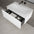 Raffinata One Drawer Vanity Unit With Beyondstone Basin - Matt White 800mm