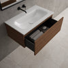 Raffinata One Drawer Vanity Unit With Beyondstone Basin - Walnut 800mm image