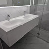 Raffinata One Drawer Vanity Unit With Beyondstone Double Basin - Gloss White 1200mm [Customer image]


 image