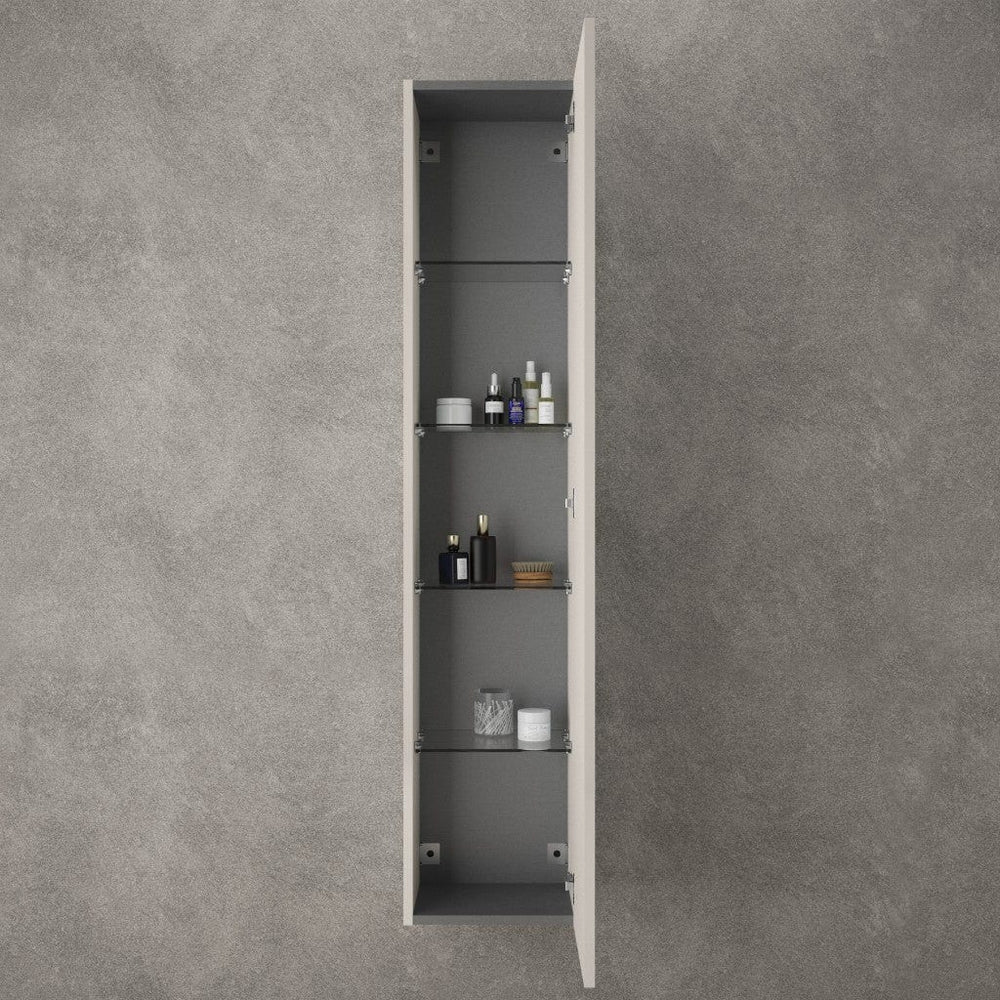Raffinata Tall Wall Cabinet - Gloss Cashmere 350mm x 1650mm
