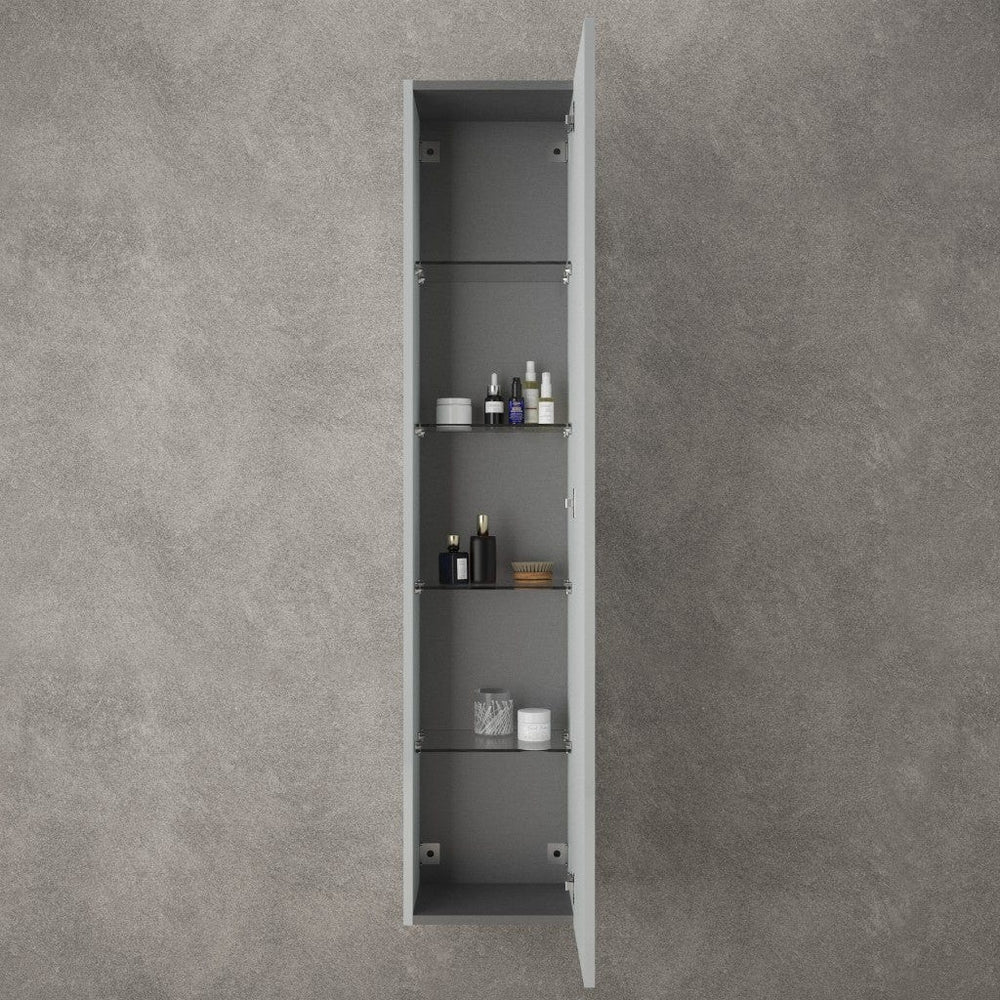Raffinata Tall Wall Cabinet - Gloss Dove 350mm x 1650mm