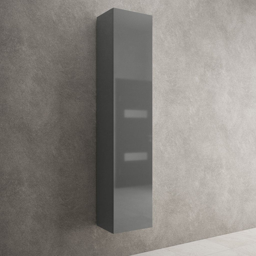 Raffinata Tall Wall Cabinet - Gloss Dust 350mm x 1650mm