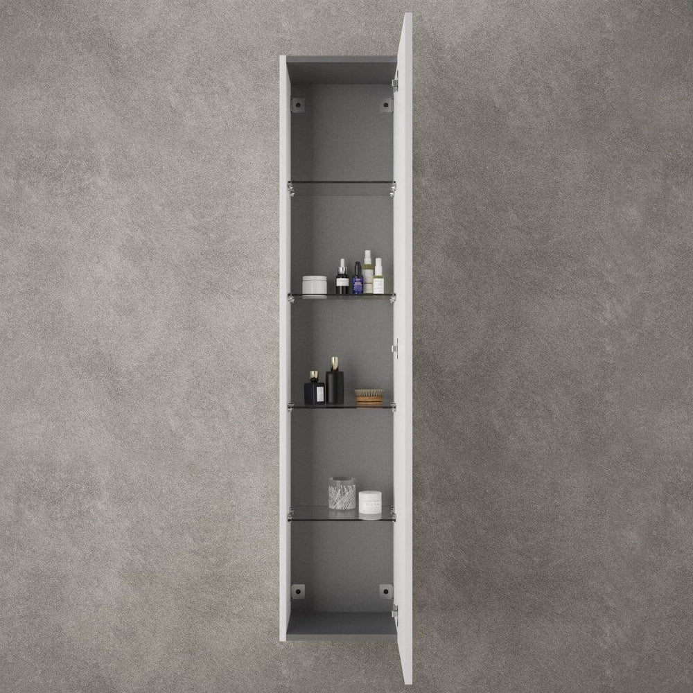 Raffinata Tall Wall Cabinet - Gloss White 350mm x 1650mm