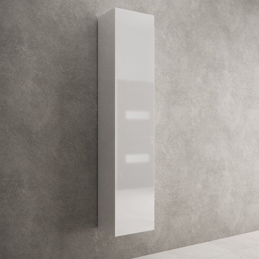 Raffinata Tall Wall Cabinet - Gloss White 350mm x 1650mm