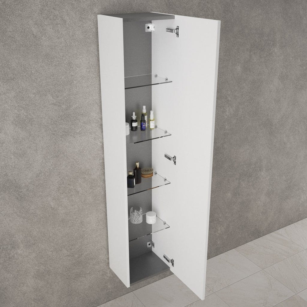 Raffinata Tall Wall Cabinet - Gloss White 350mm x 1650mm
