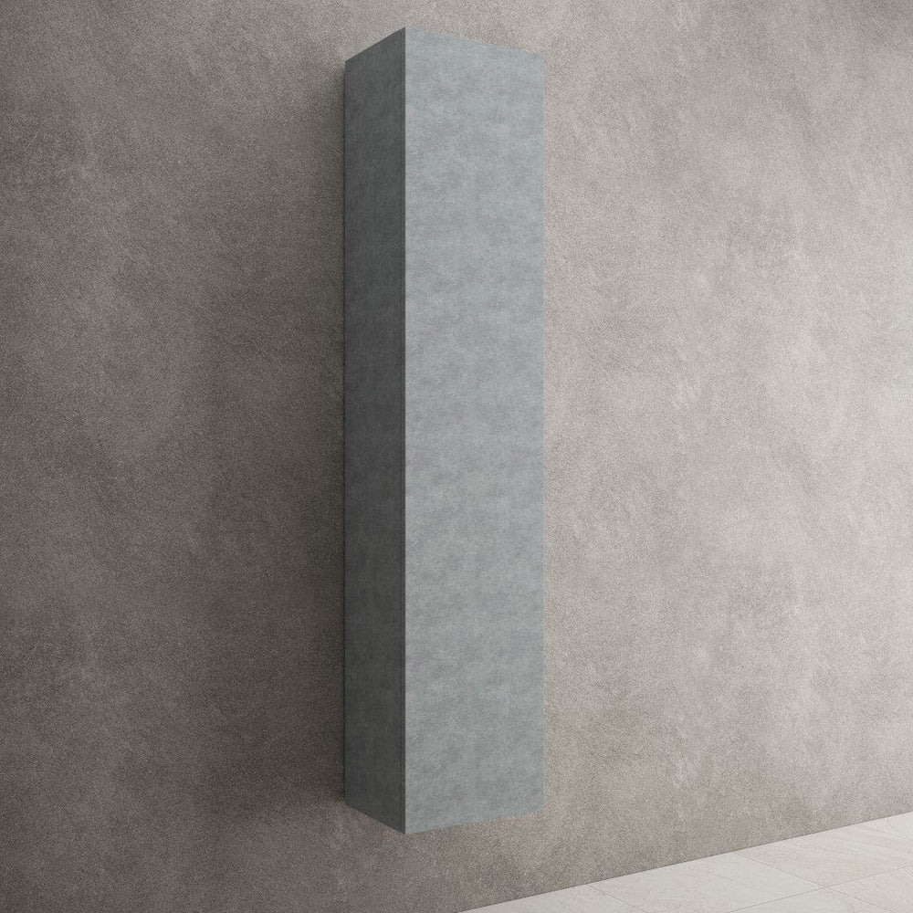 Raffinata Tall Wall Cabinet - Light Concrete 350mm x 1650mm