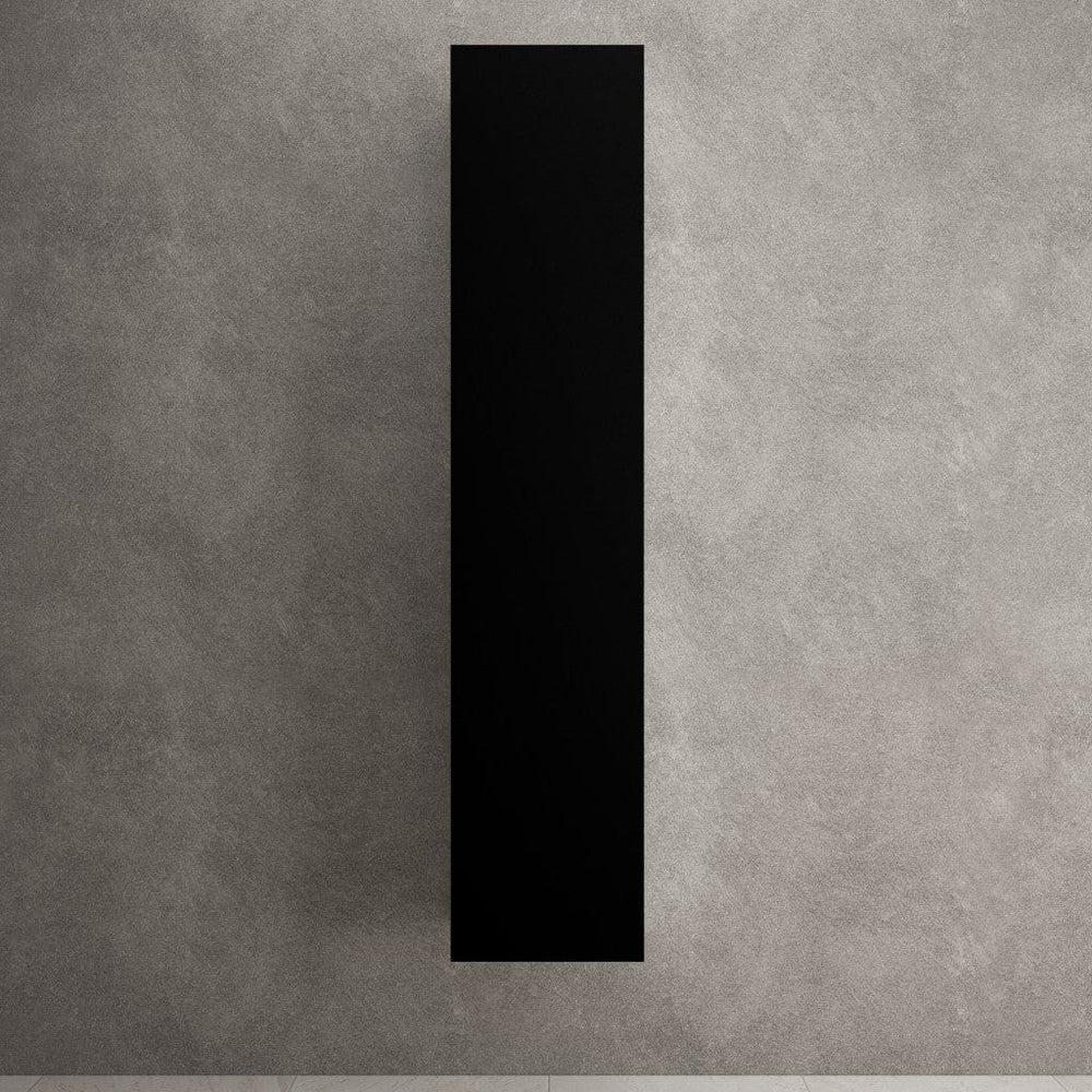 Raffinata Tall Wall Cabinet - Matt Black 350mm x 1650mm