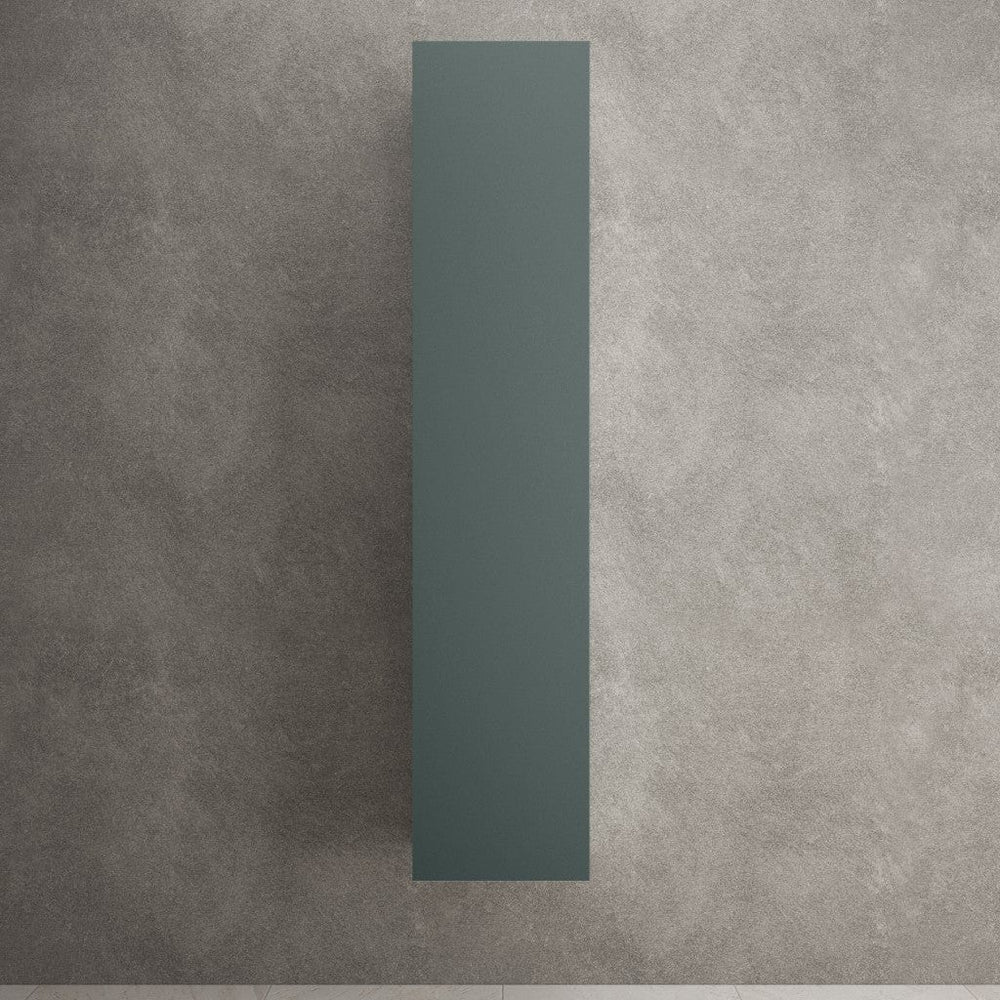 Raffinata Tall Wall Cabinet - Matt Dark Green 350mm x 1650mm image