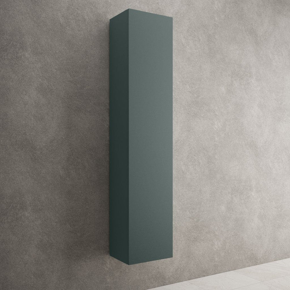 Raffinata Tall Wall Cabinet - Matt Dark Green 350mm x 1650mm