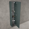Raffinata Tall Wall Cabinet - Matt Dark Green 350mm x 1650mm image