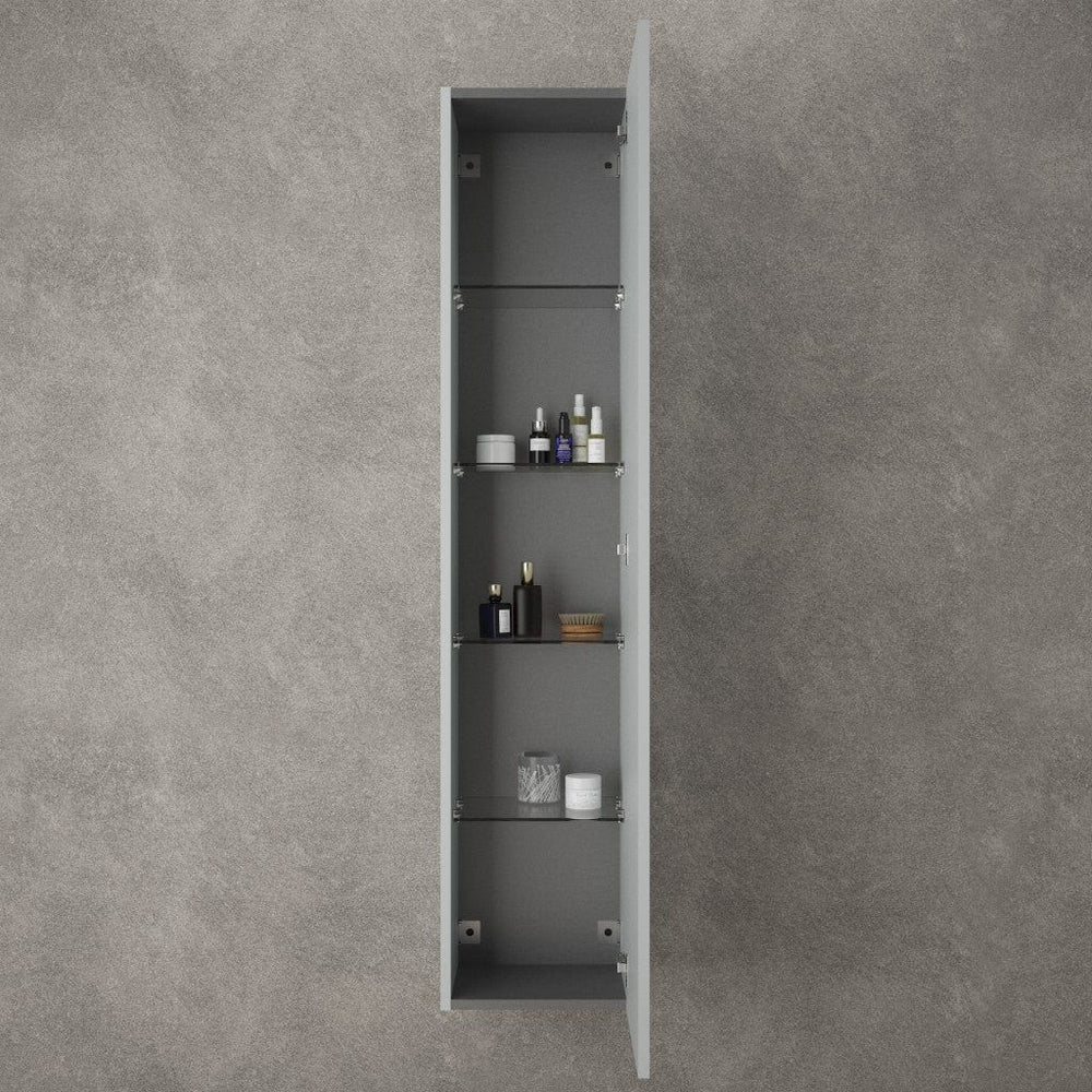 Raffinata Tall Wall Cabinet - Matt Dove 350mm x 1650mm