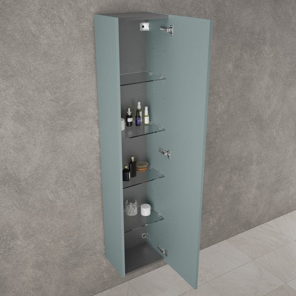Raffinata Tall Wall Cabinet - Matt Fjord 350mm x 1650mm