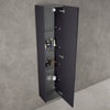 Raffinata Tall Wall Cabinet - Matt Graphite 350mm x 1650mm image