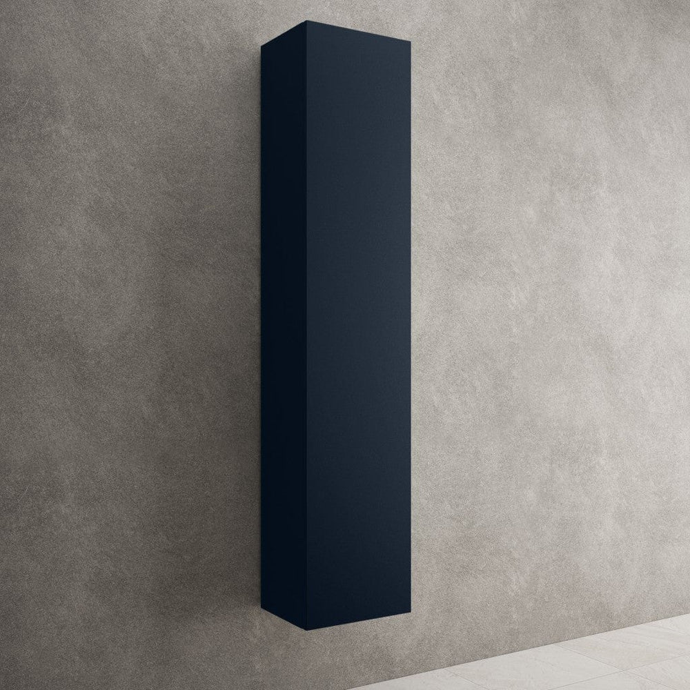 Raffinata Tall Wall Cabinet - Matt Indigo 350mm x 1650mm