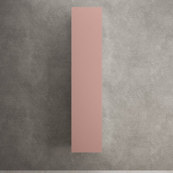 Raffinata Tall Wall Cabinet - Matt Pink 350mm x 1650mm
