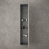 Raffinata Tall Wall Cabinet - Matt Stone 350mm x 1650mm image