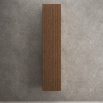 Raffinata Tall Wall Cabinet - Walnut 350mm x 1650mm