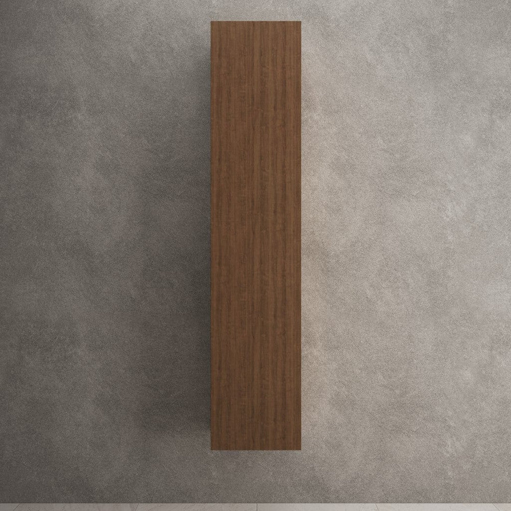 Raffinata Tall Wall Cabinet - Walnut 350mm x 1650mm