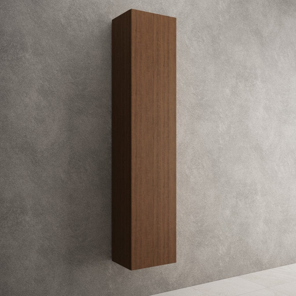 Raffinata Tall Wall Cabinet - Walnut 350mm x 1650mm