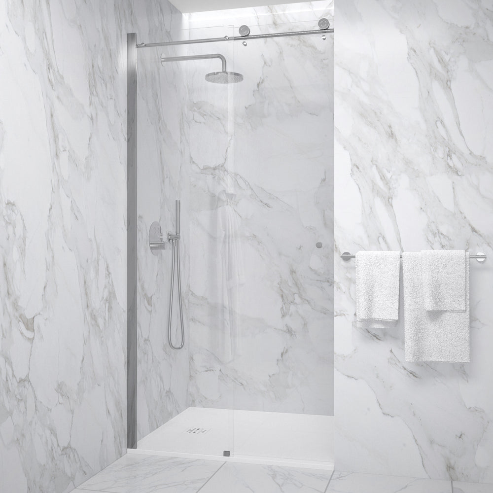 Sliding Shower Door - 1000mm Chrome