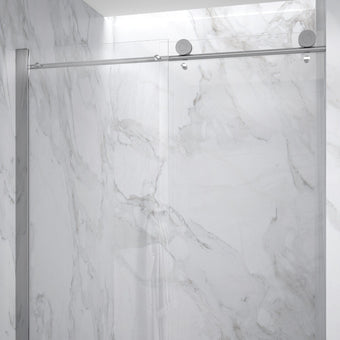 Reversible Sliding Shower Enclosure - 1400mm x 900mm Chrome