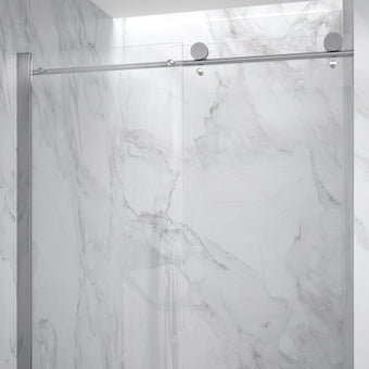 Sliding Shower Door - 1400mm Chrome