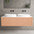 Scanalato Double Drawer Countertop Vanity Unit - Peach Fuzz 1400mm