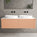 Scanalato Double Drawer Countertop Vanity Unit - Peach Fuzz 1400mm