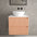 Scanalato Double Drawer Countertop Vanity Unit - Peach Fuzz 600mm