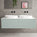 Scanalato Double Drawer Countertop Vanity Unit - Peppermint 1400mm