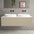 Scanalato Double Drawer Countertop Vanity Unit - Cashmere 1400mm