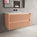 Scanalato Double Drawer Vanity Unit  With Beyondstone Basin - Peach Fuzz 1000mm